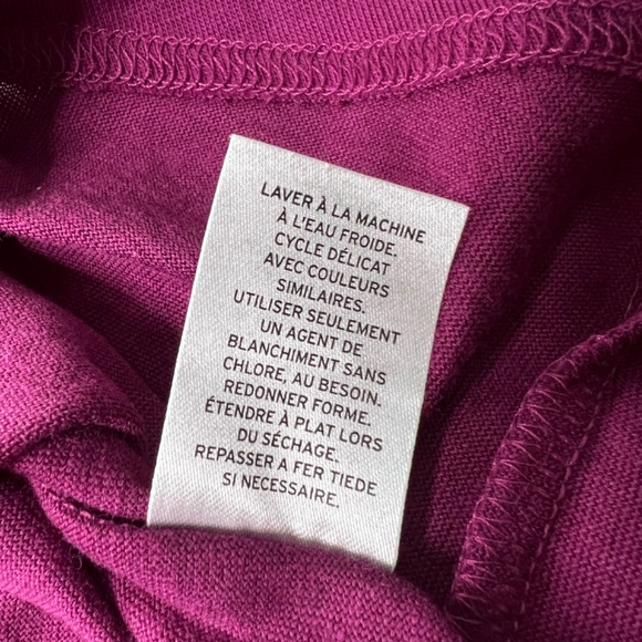 Leith Ruched Long Sleeve Dress - Purple Magenta -Size Small - Picture 11 of 11